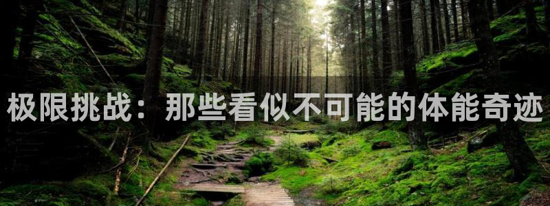 MK体育官网下载娱乐：极限挑战：那些看似不可能的体能奇迹